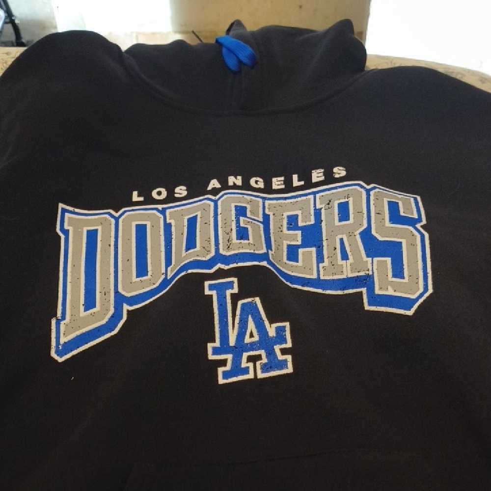Kids Los Angeles Dodgers Black Hoodie